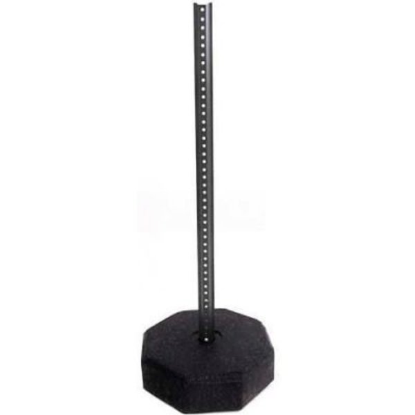 Tire Conversion Technologies Octagon Sign Base 30 Lbs, w/ U-Channel Adaptor & 4' U-Channel Post SB-30-U-4